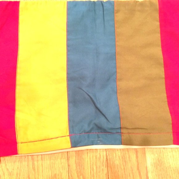 Vintage Pier 1 Embroidered 3D FLORALS Pillow Case Cover 18" x 12" - Picture 6 of 10